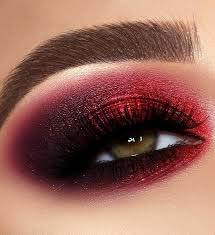 Red Smokey Eye Makeup