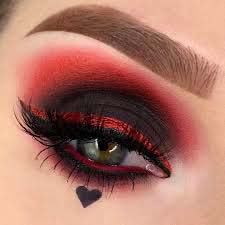 Red Smokey Eye Makeup